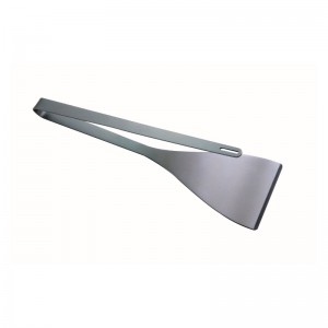 OEM 304ステンレススチールシングルユース2 in 1バーベキューグリルスパチュラ&屋外のグリル用、多目的