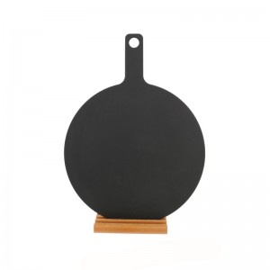 ハンドルピザカッティングボードウッドボード付きの木製ファイバーピザボードフードサービングボード